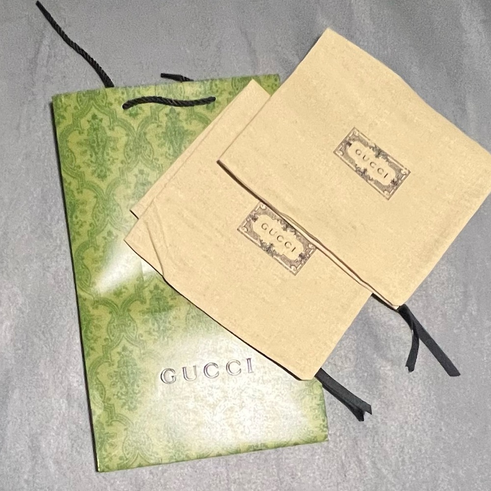 GUCCI SHOE BAG AND DUSTBAG